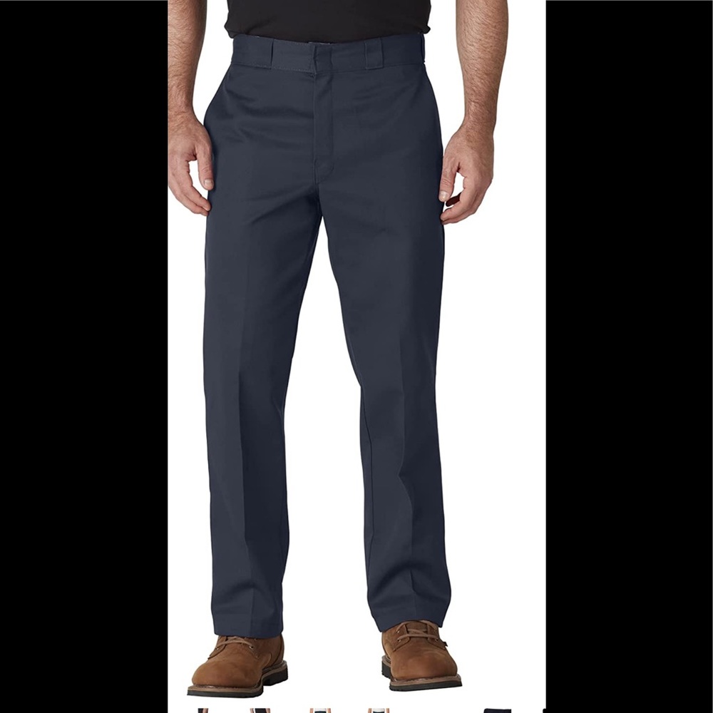 NWT dickies mens B&T original 874 work pants navy 52x30